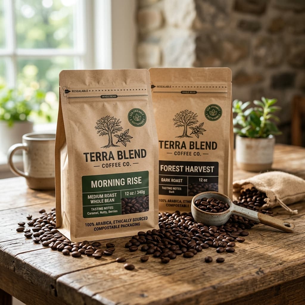 Eco-Friendly Coffee Bags | Sustainable Coffee Packaging
