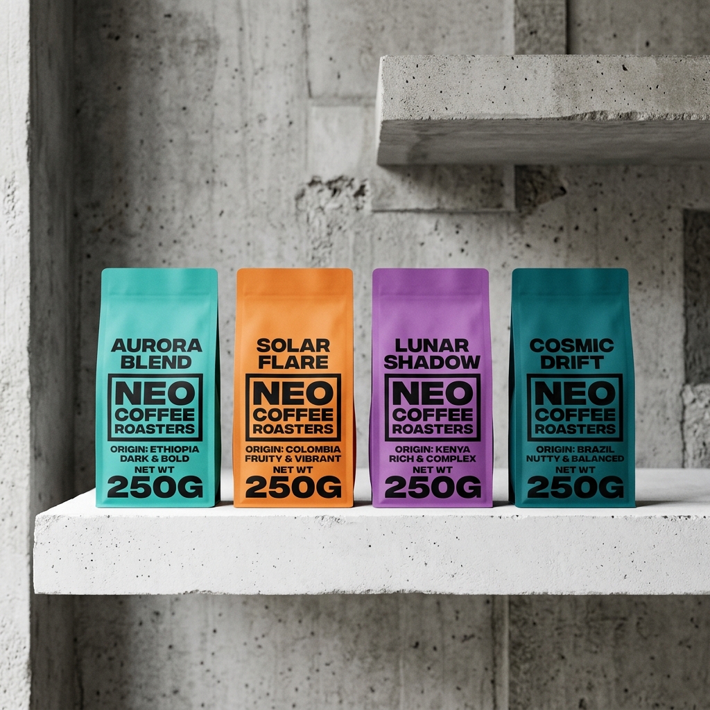 Compostable flat bottom coffee bag