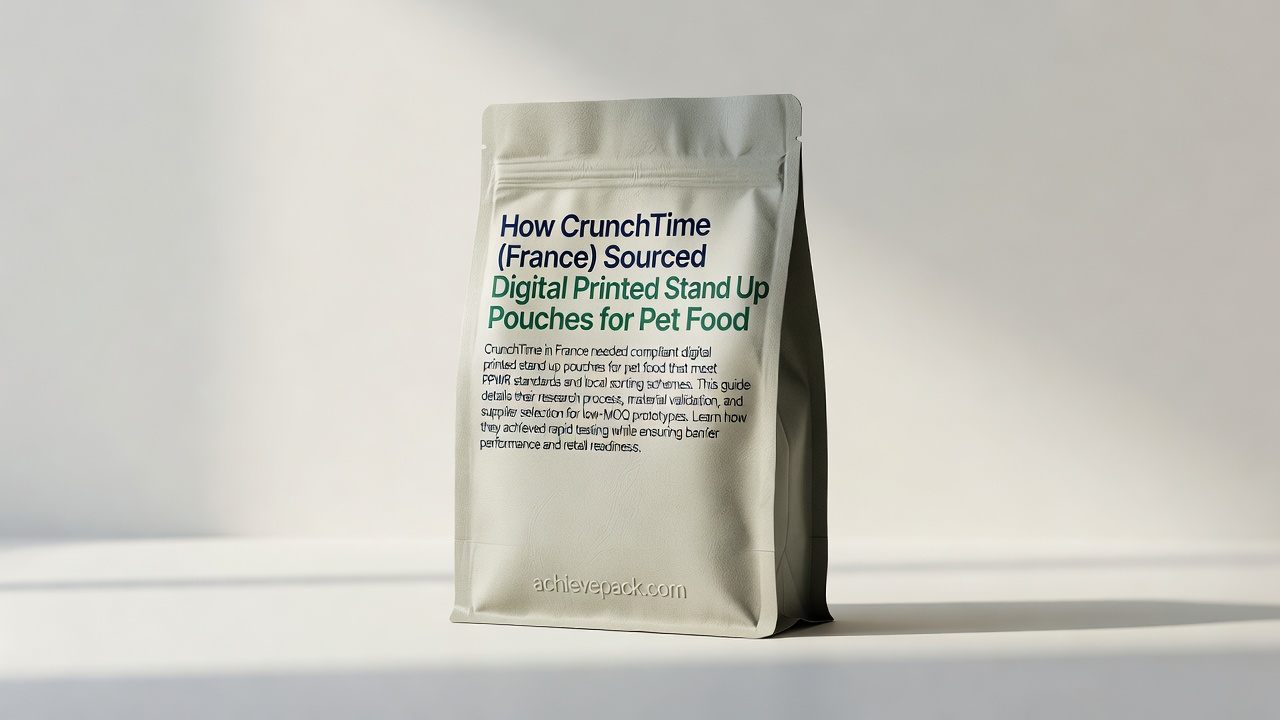Digital Printed Stand Up Pouches For Pet Food