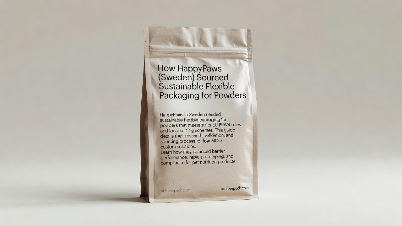 Sustainable Flexible Packaging For Powders