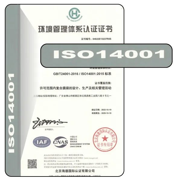 ISO 14001 — Environmental Management