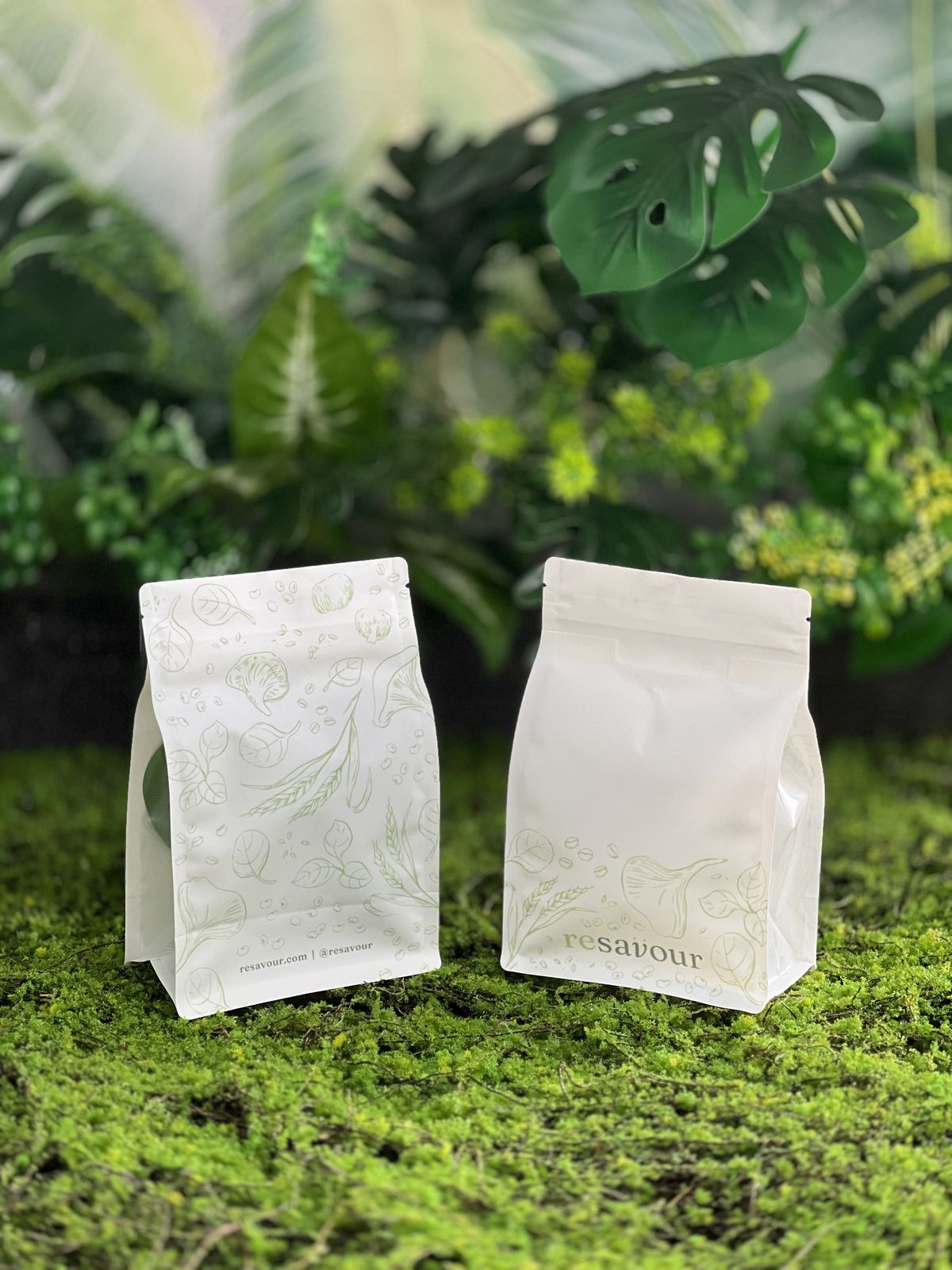 Kraft Flat-Bottom Tea Pouch