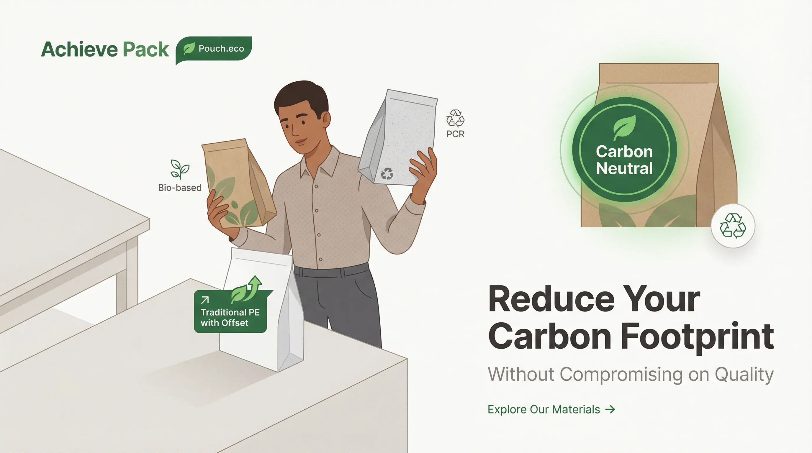 Achieve Pack Carbon-Neutral Bags