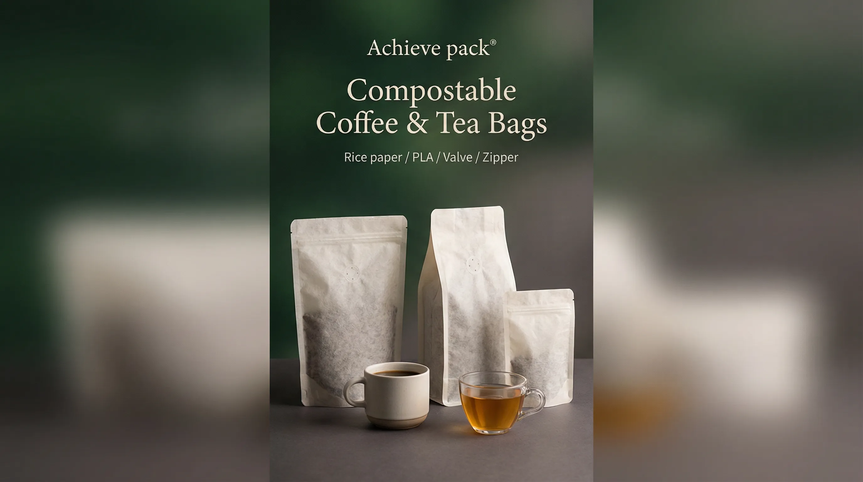 Rice Paper Bags for Coffee and Tea
