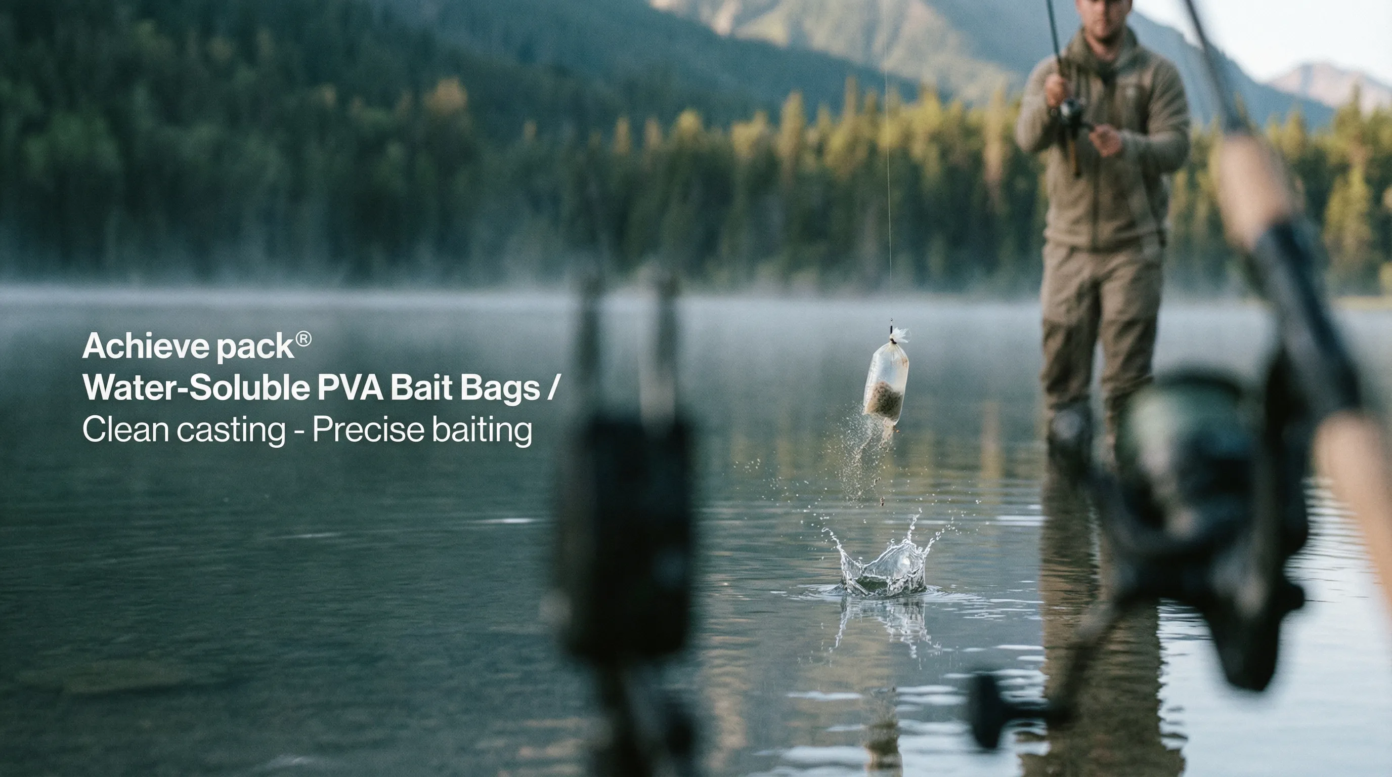 PVA Bait Bag Fishing Application Scene