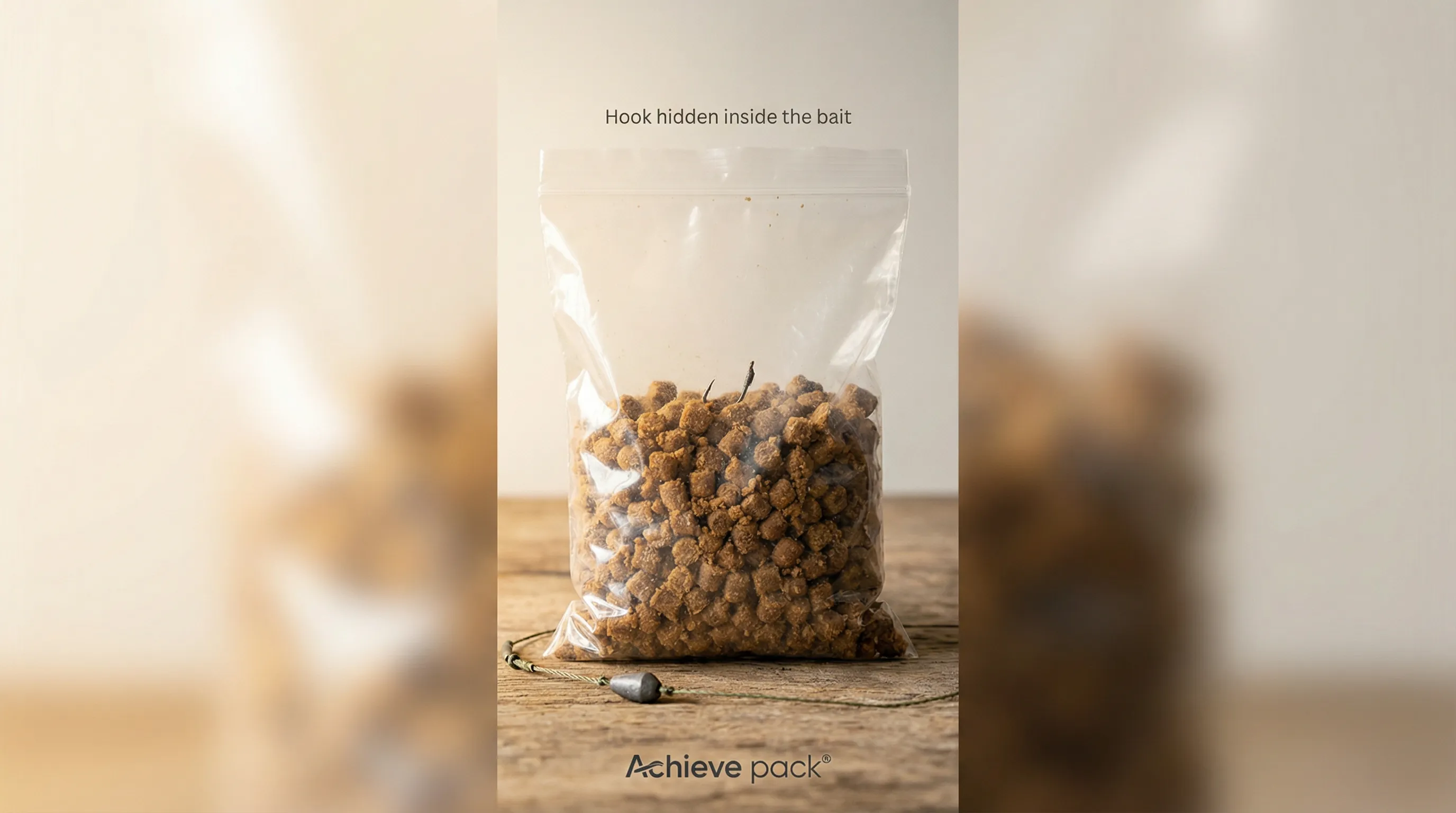 Hook Hidden Inside PVA Bait Bag