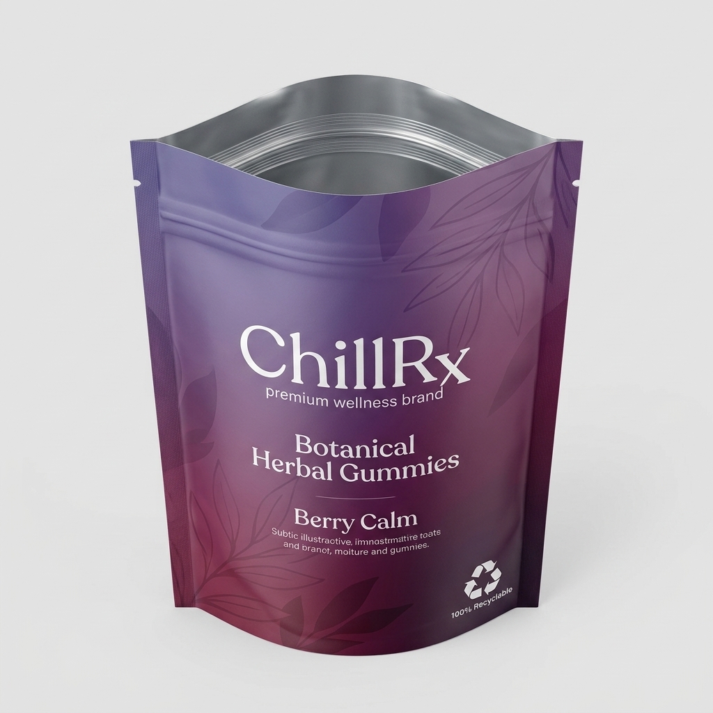 ChillRx Botanical Gummies Stand-Up Pouch