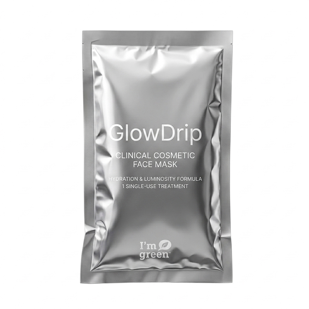 GlowDrip Face Mask 3-Side Seal