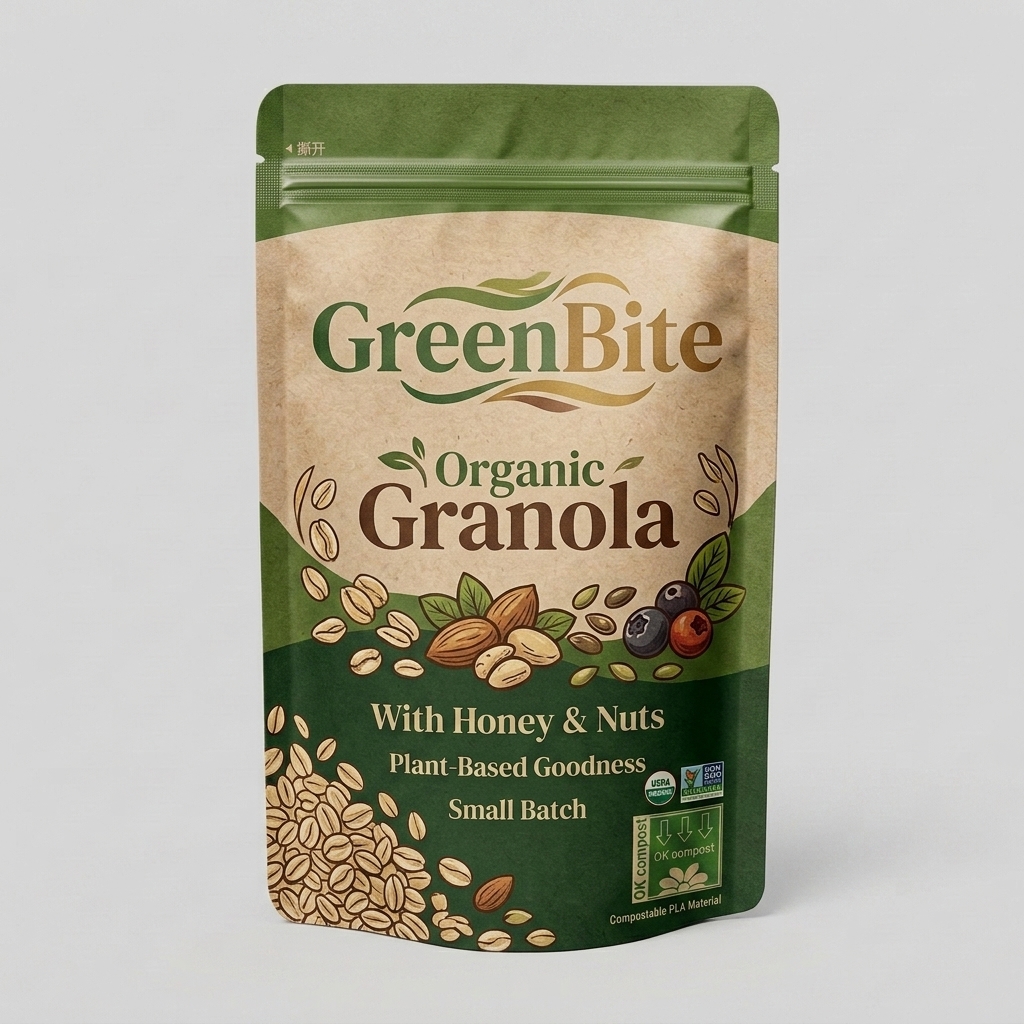 GreenBite Organic Granola Stand-Up Pouch