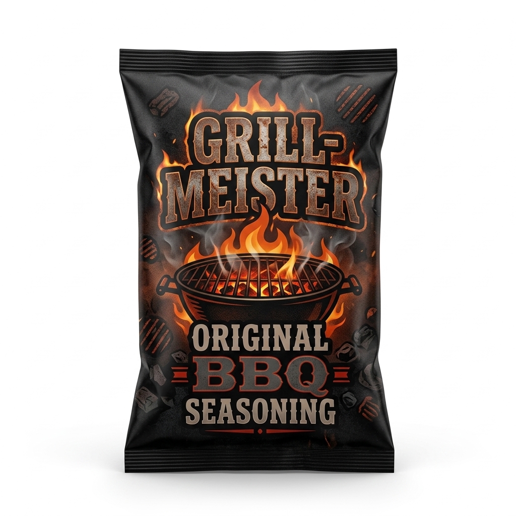 GrillMister BBQ Rub Center Seal Pouch