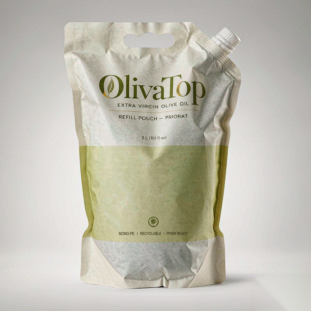 OlivaTop 3 L Olive Oil Refill Spout Pouch