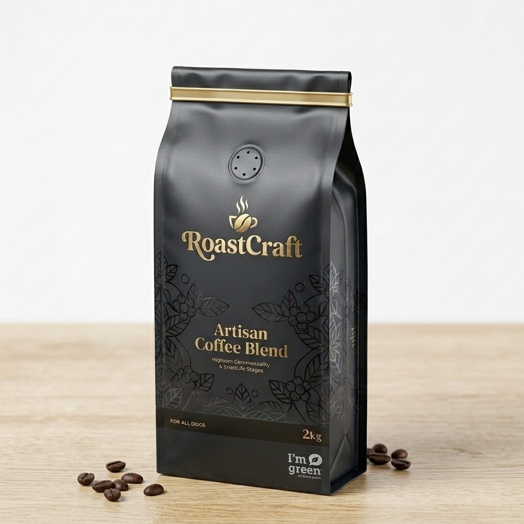 RoastCraft Artisanal Coffee Bag