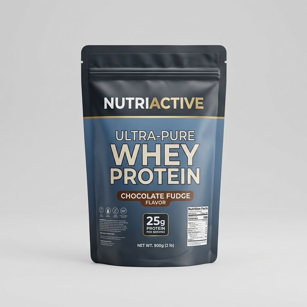 NutriActive Protein Powder Flat Bottom Pouch