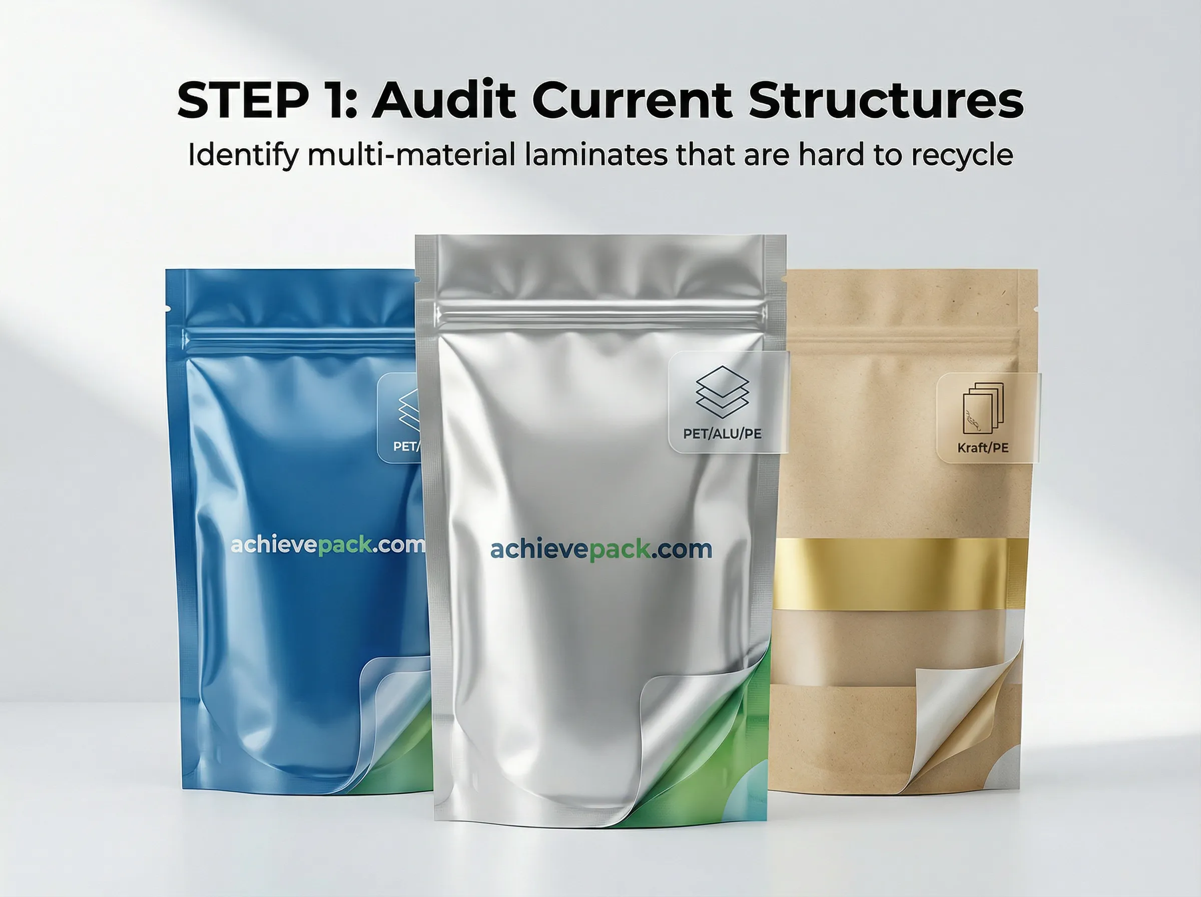 Step 1: Audit current flexible packaging structures