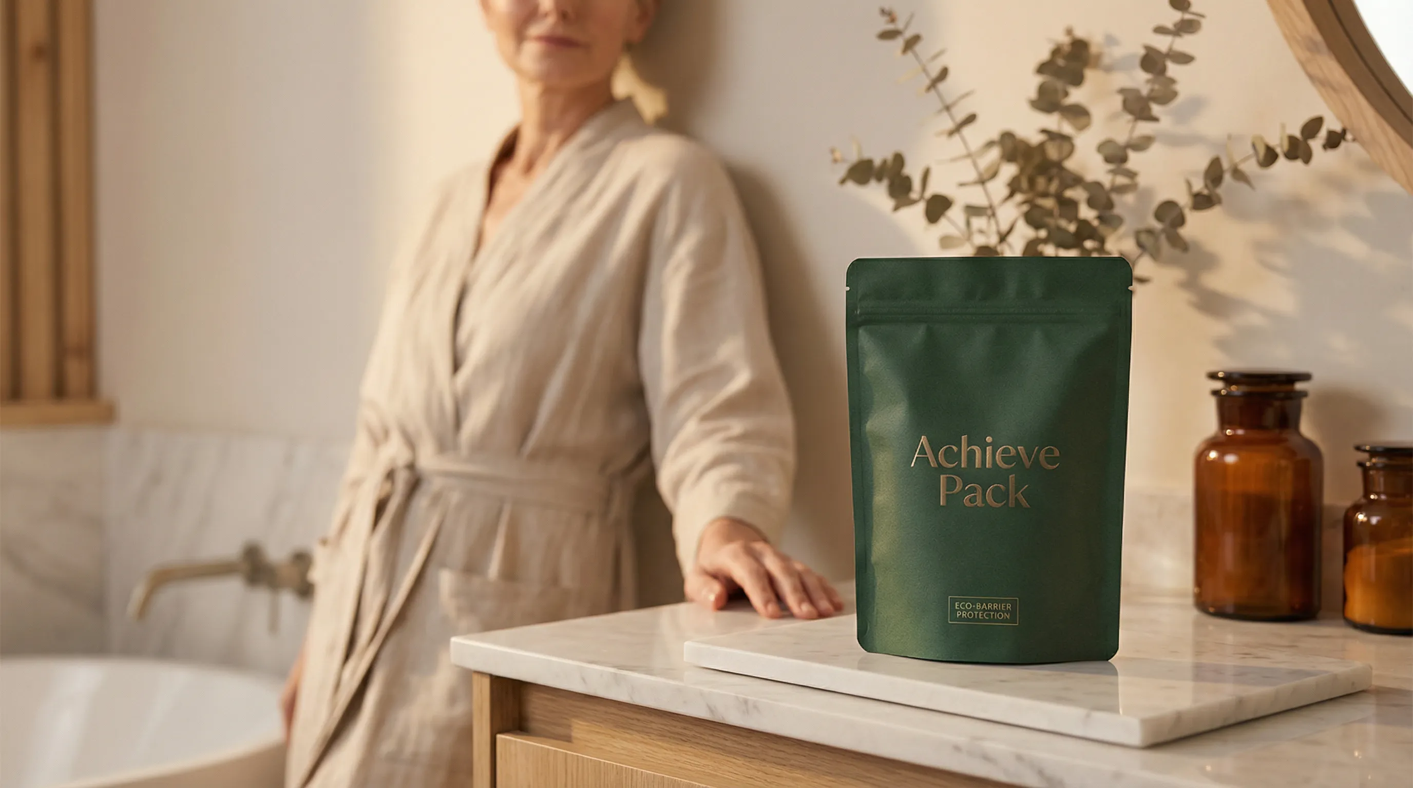 High barrier premium packaging for luxury products