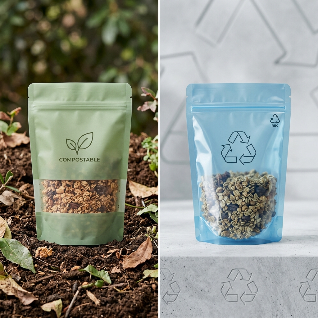 Compostable vs Recyclable