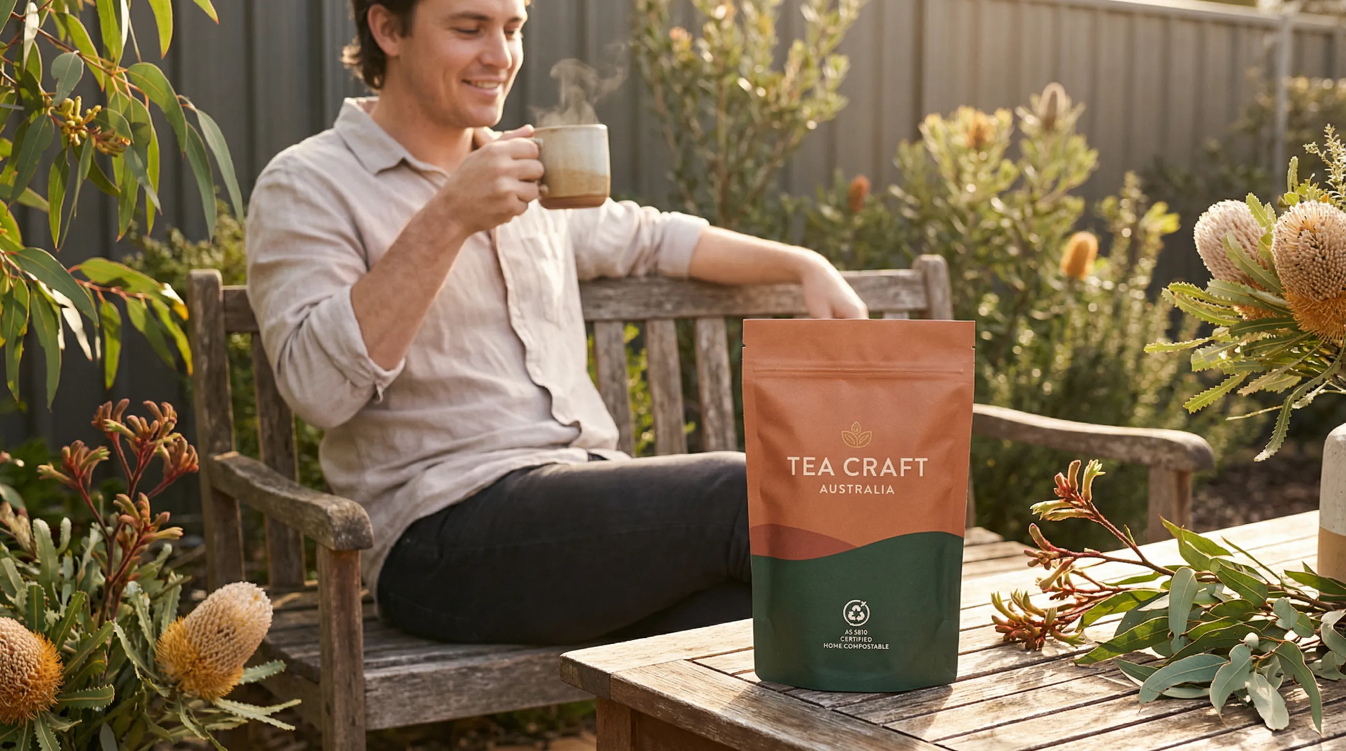 Premium tea brand small batch packaging