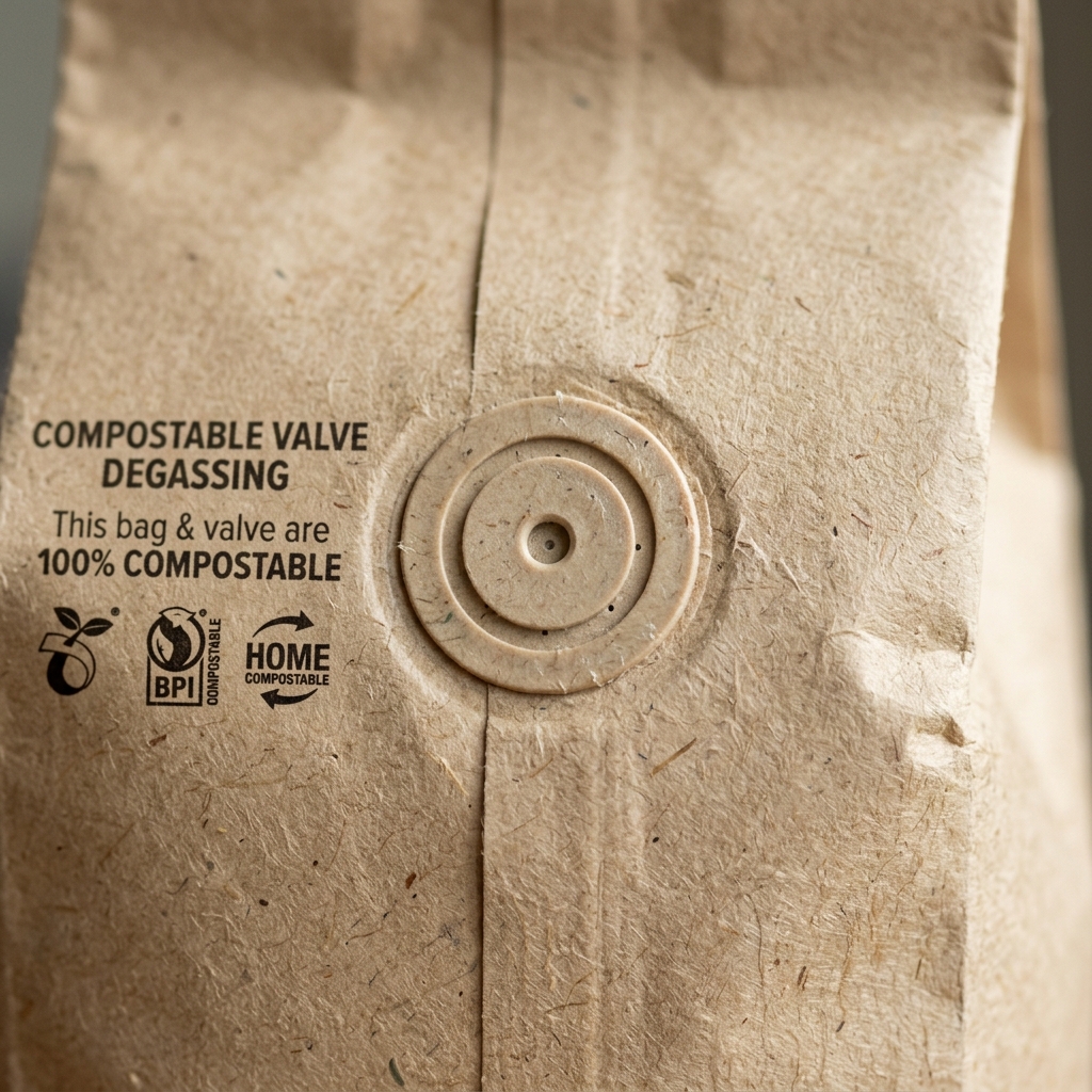 Are there Fully Compostable Coffee Bags with Valves & Zippers?