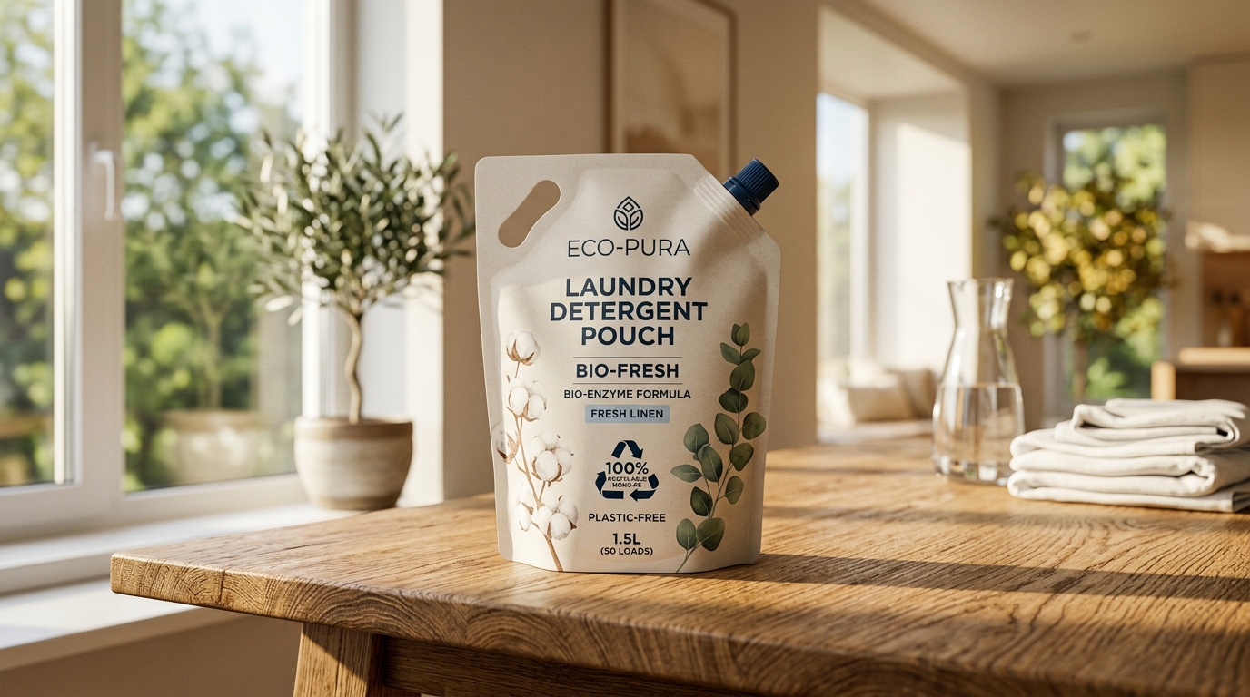 Mono-PE Recyclable Laundry Detergent Pouch