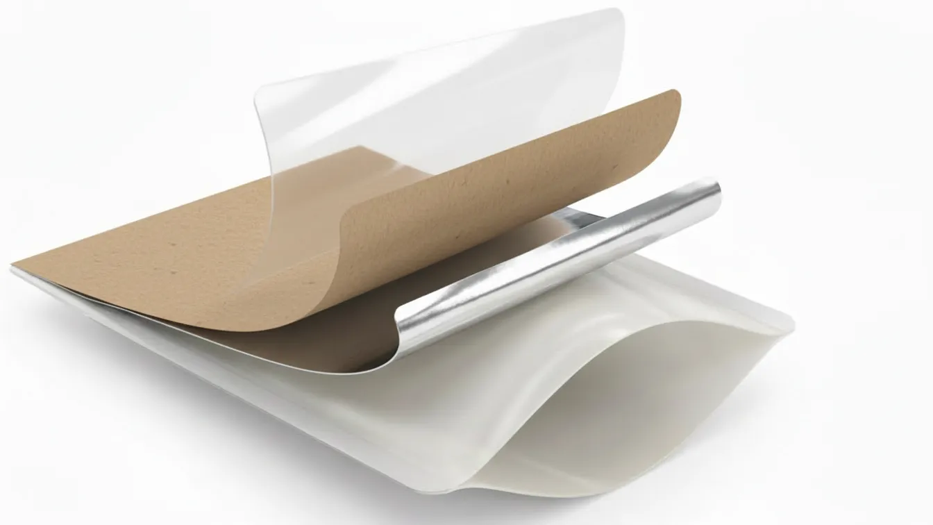 PCR PET Kraft Quadlex Aluminum