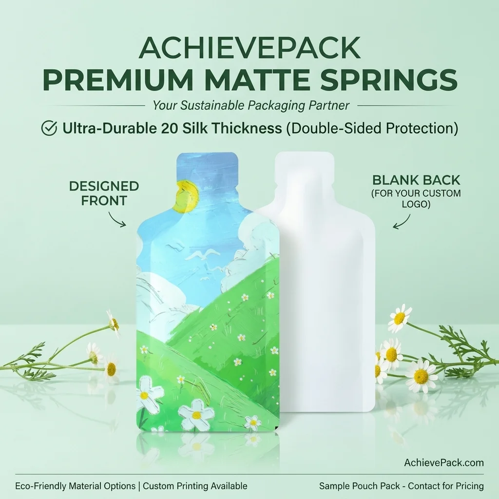 Bottle-Shaped Specialty Foil Sachet Pouch