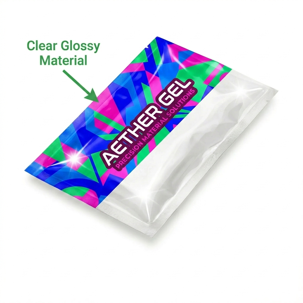 3 Side Seal Pouch – Clear, With Zipper