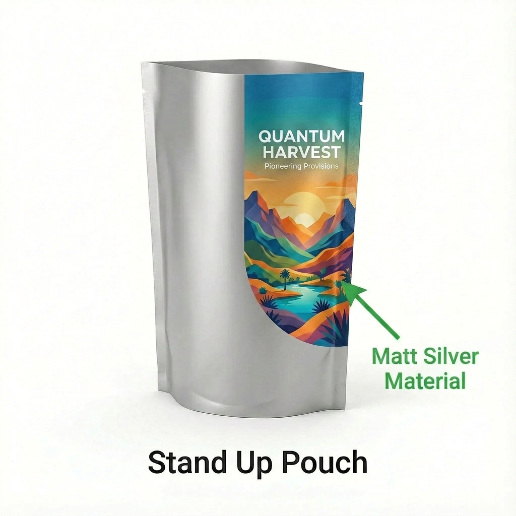 Stand Up Pouch – Metalised, No Zipper