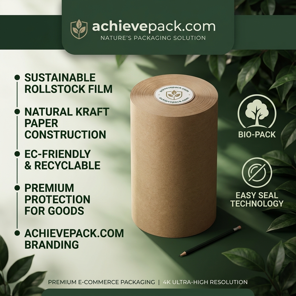 Home Compostable Dual-Sided Rollstock Film
