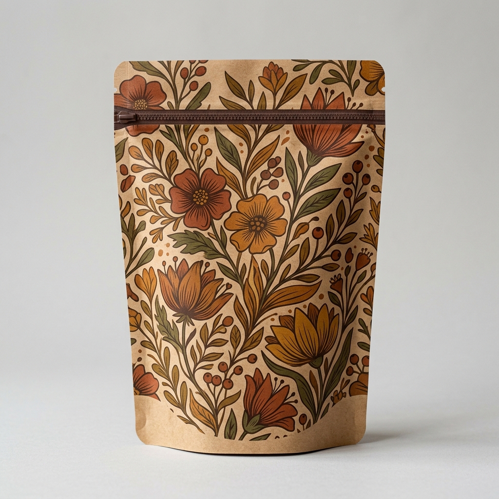 Rice Paper Stand-up Zipper Bags