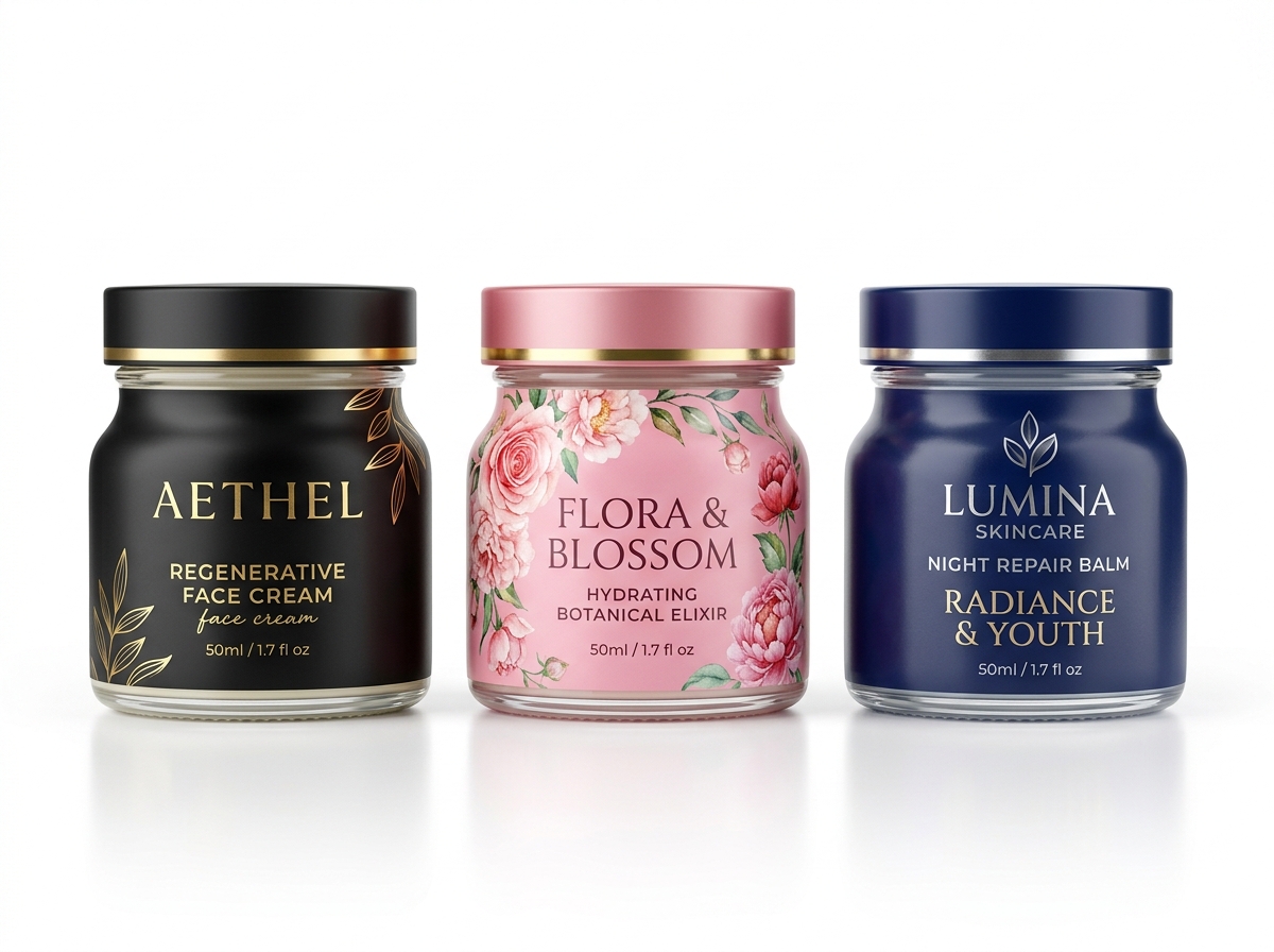 Premium Cosmetic Glass Jars