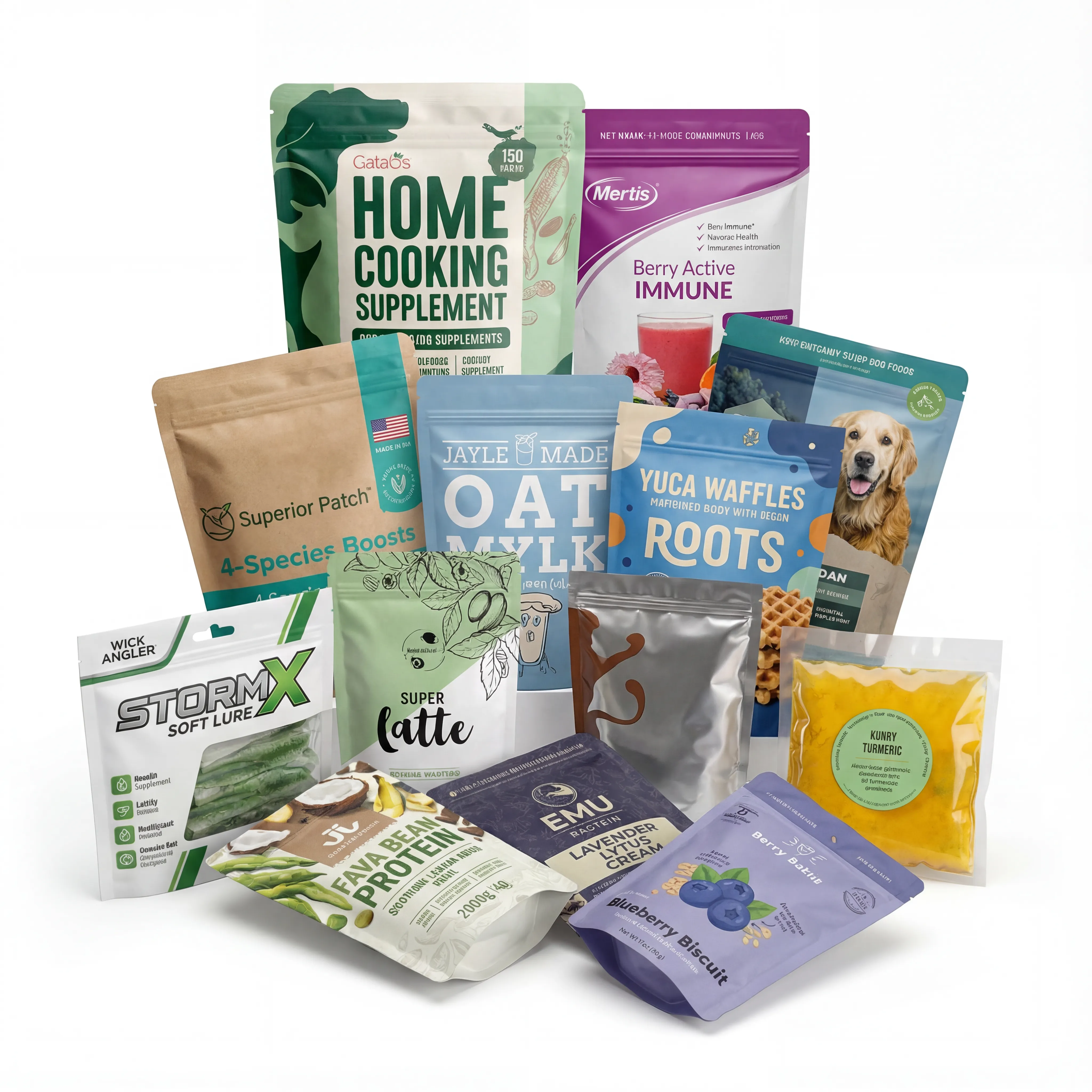 Assorted Eco Pouches Sample